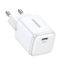 Szybka ładowarka sieciowa GaN 1x USB-C 30W PD Nexode Mini biała