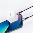 Szybka ładowarka sieciowa angielska wtyczka UK USB-C PD 30W biała