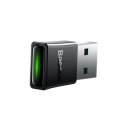 Adapter konektor nadajnik odbiornik Bluetooth 5.3 USB zasięg 20m czarny