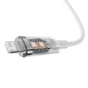 Kabel przewód w oplocie do iPhone Explorer Series USB - Lightning 2.4A 2m biały