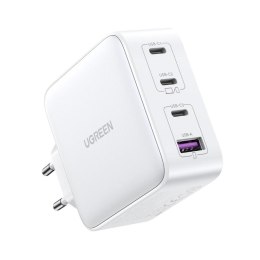 Szybka ładowarka GaN 3x USB-C USB 100W PPS PD Power Delivery biała