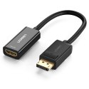 Przejściówka adapter jednokierunkowy z DisplayPort (męski) na HDMI (żeński) 1080P 60Hz 12bit czarny