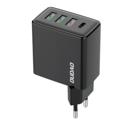 Szybka ładowarka sieciowa 3x USB + 1x USB-C 20W PD QC 3.0 czarny