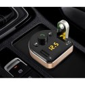 Transmiter FM MP3 Bluetooth ładowarka samochodowa 2x USB czarny