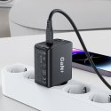 Szybka ładowarka sieciowa GaN 35W PD 2x USB-C czarna