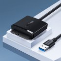 Kabel Adapter do dysku HDD i SSD SATA 2.5'' / 3.5'' USB 3.0 do 12TB - czarny