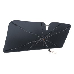 Parasol przeciwsłoneczny osłona na przednią szybę do auta CoolRide 141x75cm czarny