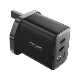 Szybka ładowarka sieciowa 2x USB-C USB-A 32W wtyczka angielska UK 32W czarna