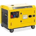 Agregat generator prądotwórczy diesel na kółkach 240/400 V 8500 W 10 kVA 30 l