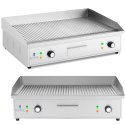 Grill elektryczny płyta grillowa ryflowana 700 x 400 mm 4400 W