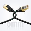 Kabel sieciowy patchcord STP RJ45 Cat 7 15m czarny