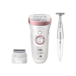 Braun | SES 9890 SensoSmart | Epilator | Number of power levels 2 | Wet & Dry | White/Rose