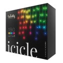 Twinkly|Icicle Smart LED Lights 190, 5m, Transparent wire Twinkly|RGB - 16M+ colors