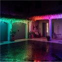 Twinkly|Icicle Smart LED Lights 190, 5m, Transparent wire Twinkly|RGB - 16M+ colors