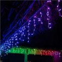 Twinkly|Icicle Smart LED Lights 190, 5m, Transparent wire Twinkly|RGB - 16M+ colors