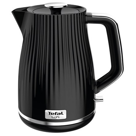 Tefal | Czajnik elektryczny KO250830 | 2400 W | 1.7 L | Plastikowy | Podstawa obrotowa 360° | Czarny