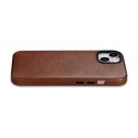 Skórzane etui iPhone 14 magnetyczne z MagSafe Oil Wax Premium Leather Case brąz