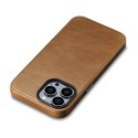 Skórzane etui iPhone 14 Pro Max magnetyczne z MagSafe Oil Wax Premium Leather Case jasny brąz