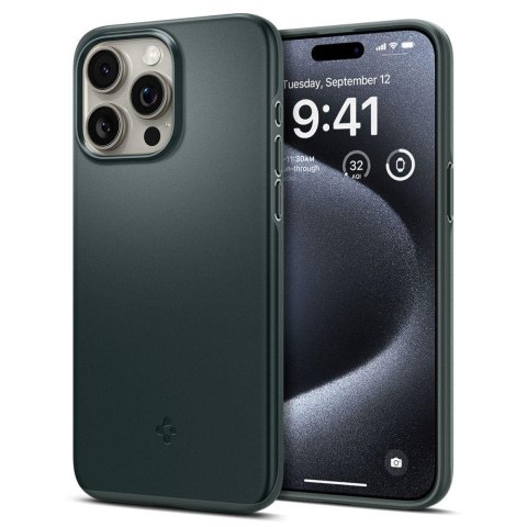 Etui ochronne do iPhone 15 Pro Thin Fit zielone