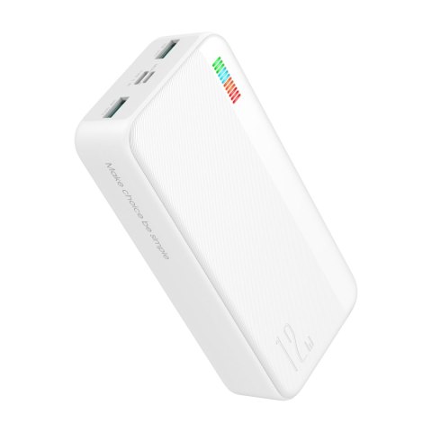 Powerbank 30000mAh Dazzling Series 12W biały