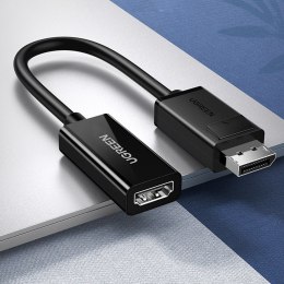 Adapter przejściówka z DisplayPort (męski) - HDMI (żeński) 4K 2K czarny