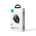 Szybka ładowarka sieciowa 40W 2x USB-C QC PD czarna