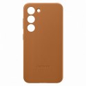 Etui pokrowiec z naturalnej skóry Samsung Galaxy S23 Leather Cover camel