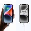 Kabel przewód do iPhone Lightning - USB-C 2.0 MFi 2m szary