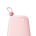 Powerbank Cutie Series 22.5W 20000mAh ze stojakiem USB-A USB-C iPhone różowy