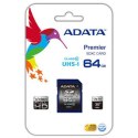 ADATA | Premier | 64 GB | SDHC | Pamięć flash klasy 10 | Nie