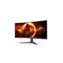 Monitor AOC CU34G2XE/BK | 34 cala | VA | 3440 x 1440 pikseli | 21:9 | 1 ms | 300 cd/m² | 1 port HDMI | 144 Hz