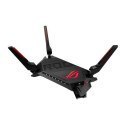 Asus Dual-band Gaming Router GT-AX6000 ROG Rapture 802.11ax 6000 Mbit/s Porty sieciowe Ethernet 5 Wsparcie dla Mesh MU-MiMO Bez