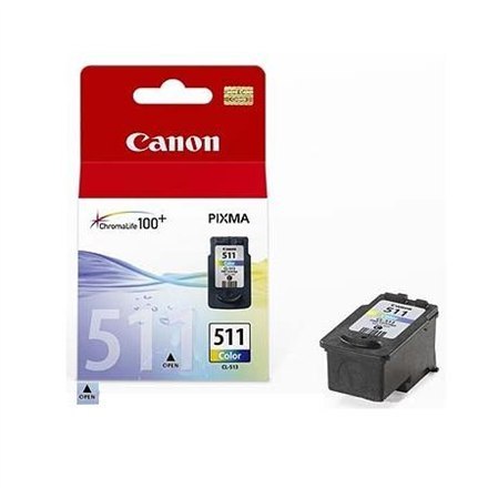 Colour (cyan, magenta, yellow) Ink cartridge 244 pages 511 Canon CL