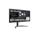 LG 34WP550-B 34" Monitor | IPS | UltraWide | Full HD | 21:9 | 5ms | 200 cd/m² | Czarny | Wyjście na słuchawki | 2x HDMI | 75Hz