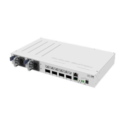 MikroTik | Przełącznik Chmury | CRS504-4XQ-IN | Bez Wi-Fi | 10/100 Mbit/s | Porty Ethernet LAN (RJ-45) 1 | Obsługa Sieci Mesh Br