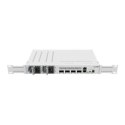 MikroTik | Przełącznik Chmury | CRS504-4XQ-IN | Bez Wi-Fi | 10/100 Mbit/s | Porty Ethernet LAN (RJ-45) 1 | Obsługa Sieci Mesh Br