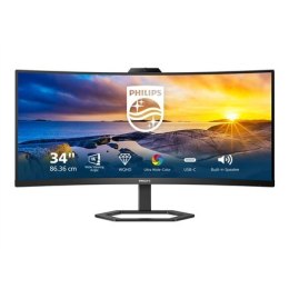 Philips | 34E1C5600HE/00 | 34 cala | VA | 3440 x 1440 pikseli | 21:9 | 4 ms | 300 cd/m² | Czarny | Liczba portów HDMI 1 | 100 Hz