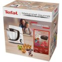 TEFAL | Masterchef Gourmet Food Processor | QB51K138 | 1100 W | Liczba prędkości 8 | Pojemność misy 4,6 L | Biały