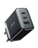 Szybka ładowarka sieciowa 2x USB-C / 1x USB-A 32W czarna