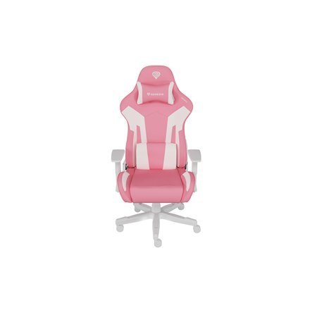 Fotel gamingowy Nitro 710 w kolorze białym z różowymi akcentami - Genesis, Gaming Chair