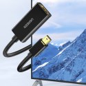 Adapter przejściówka kabla przewodu mini DP DisplayPort - HDMI 4K czarny