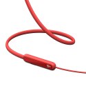 Sportowe słuchawki bezprzewodowe Bluetooth 5.3 typu NeckBand czerwone