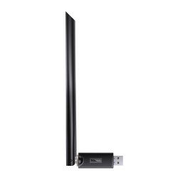 Zewnętrzna karta sieciowa USB WiFi 2.4GHz 150Mb/s z anteną 6dBi czarna