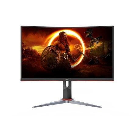 Monitor AOC CQ27G2S/BK | 27 cali | VA | 16:9 | 4 ms | 250 cd/m² | Czarny | Kolor czarny | Ilość portów HDMI 2 | 165 Hz