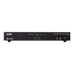 Aten CS1844-AT-G 4-portowy przełącznik KVM True 4K HDMI Dual-View z audio i koncentratorem USB 3.0 | Aten