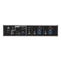 Aten CS1953-AT 1x 3-portowy przełącznik USB-C DisplayPort Hybrid KVMP™ | Aten