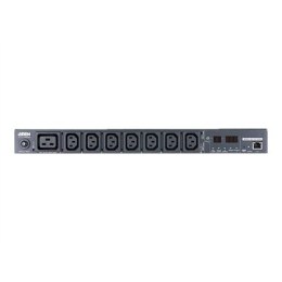 Aten PE7208G-ATA-G 20A/16A 8-Outlet 1U Outlet-Metered eco PDU | Aten