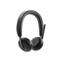 Dell On-Ear Headset WL3024 Built-in microphone Wireless Black