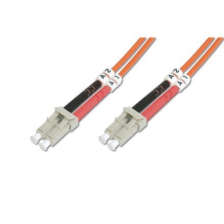 Digitus Patch Cord FO, duplex, LC to LC MM OM2 50/125 ?, 1 m