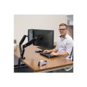 Fellowes arm for 2 monitors -  Platinum black